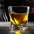 Bavel Whiskey Glasses - 10 OZ Premium Shaped Scotch Glasses set of 4,Glassware Set,Tumblers for Drinking Bourbon whiskey, Cognac, Irish Whisky,Vintage Elegant whiskey glass