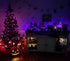KAQ 115FT 300LED Purple String Lights Indoor/Outdoor, Waterproof Christmas Lights with 8 Modes, Clear Wire Fairy Tree Lights for Garden Patio Bedroom Wedding Xmas Decorations