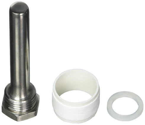 FastFerment Stainless Steel Thermowell 1/2" NPT Threads - Compatible w/ Fast Ferment Thermometer Stainless Steel Thermometer. FasterFerment Accessories (Thermowell 1/2" Stainless Steel)