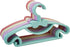 PJJXMY Baby Kids Hangers,20 Pack Durable Plastic Kids Hangers for Nursery -Childrens Hangers - Great as Toddler or Infant Clothes Hangers-4 Colors