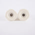 Mud Pie Mid Pie Halloween Ghost Salt & Pepper Set, assembled 3 1/4" x 4 1/2", White