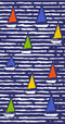 Boston International Hand Towels, Decorative Paper Guest Towels for Bathroom or Paper Napkins Dinner Napkins Beach Bathroom Decor Boats Pak 32, blue