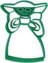 Inspired By Yoda in a Pod, with Coffee/Soup Cup, Happy and Frowning Cookie Cutters (4 Pack)
