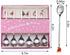 btdeal Christmas Spoons with Gift Box, Stainless Steel Stirring Spoon Tea Spoon Coffee Spoon with Christmas Pendant for Xmas Party Tableware Decor, 6pcs/Set (Silver)