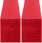 SoarDream Sequin Table Runner Red 2 Pieces 12x72 Inch Valentines Decoration Glitter Table Cover Fabric Birthday Party Table Decoration