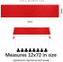 SoarDream Sequin Table Runner Red 2 Pieces 12x72 Inch Valentines Decoration Glitter Table Cover Fabric Birthday Party Table Decoration