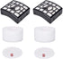 HIMrHEPA 2 Pack Vacuum Filters Compatible with Shark APEX AX910 AX912 QU922Q DuoClean Powered Lift-Away Speed Vacuums. Compare to Part # XPRHF910 & XFF680