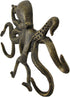 Swimming Octopus Antique Bronze Finish Decorative Wall Hook