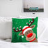 Neatee Living Merry Christmas Pillow Covers 20x20 Set of 4 Velvet Cases Red Green Xmas Holiday Throw Soft Tree Cushion for Outdoor Home Bed Sofa Couch(20 Inch)