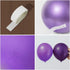 Nalwort Purple Balloon Kit 136PCS 18In 12In 5In Purple Macaron Purple Metallic Purple Balloon Arch Garland For Festival Picnic Family Engagement, Wedding, Birthday Party, Gold Theme Anniversary Celebration Decoration