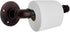 Industrial Pipe Decor Toilet Paper Holder Set,GoYonder Wall Mounted Toilet Roller Paper Holder (Mounting Hardware Included) (Bronze Finish)