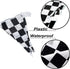 Racing Car Balloon Garland Kit, 126 Pcs Yellow Black Confetti Balloon Arch with 100ft Checkered Flags Banner Checkered Foil Balloons for Let's Go Racing Racing Car Party Decoration