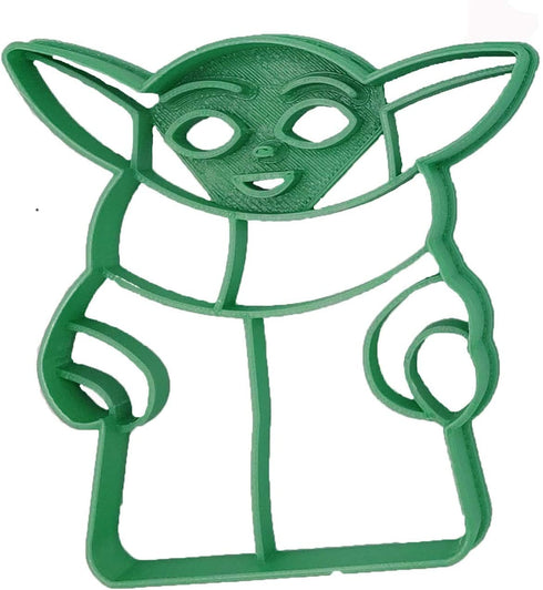 Inspired By Yoda in a Pod, with Coffee/Soup Cup, Happy and Frowning Cookie Cutters (4 Pack)