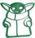 Inspired By Yoda in a Pod, with Coffee/Soup Cup, Happy and Frowning Cookie Cutters (4 Pack)