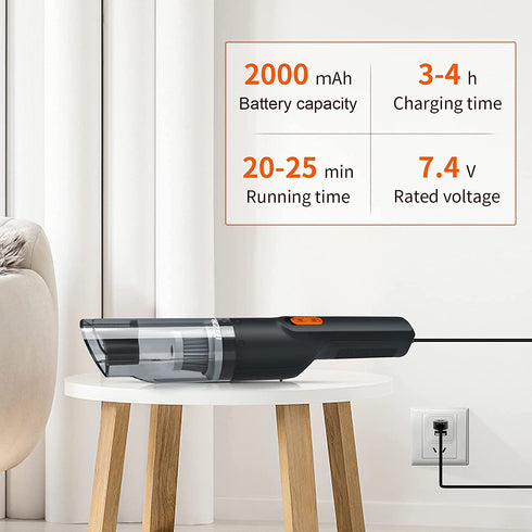 Handheld Vacuum Cordless - Small Hand Vacuum Cordless Rechargeable Mini Portable Car Vacuum for Car