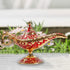 AZLACO Classic Luxury Aladdin Magic Lantern lamp Red Genie of The lamp Pot Alloy Table Decoration Gift and Present not a Real lamp, but Much Better Than Real a lamp Decorative Gifts only