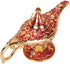 AZLACO Classic Luxury Aladdin Magic Lantern lamp Red Genie of The lamp Pot Alloy Table Decoration Gift and Present not a Real lamp, but Much Better Than Real a lamp Decorative Gifts only