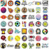 100PCS Sports Stickers, Volleyball Basketball Football Stickers Mixed Vinyl Waterproof Stickers for Water Bottles Laptop Computer Skateboard MacBook for Teens and Adults