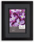 Gallery Solutions 12FW1667E 8x10 Airfloat Double Mat for 5x7 Photo, Wall Mount & Tabletop Picture Frame, 8" x 10", Black/Black
