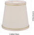 Mobestech Small Beige Table Lamp Shade, Fabric Lampshade Modern Mini Barrel Light Lamp Shade Cover Chandelier Cloth Fixture Lamp Shade for Home Office