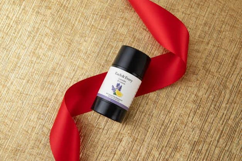 Each & Every Natural Aluminum-Free Deodorant for Sensitive Skin with Essential Oils, Plant-Based Packaging, Lavender & Lemon, 2.5 Oz.