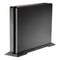 eXtremeRate Black Vertical Stand for PS4 Slim Console, Steady Base Mount Holder for PS4 Slim Console, Bracket Stand for PS4 Slim Console with Built-in Cooling Vents Non-Slip Feet
