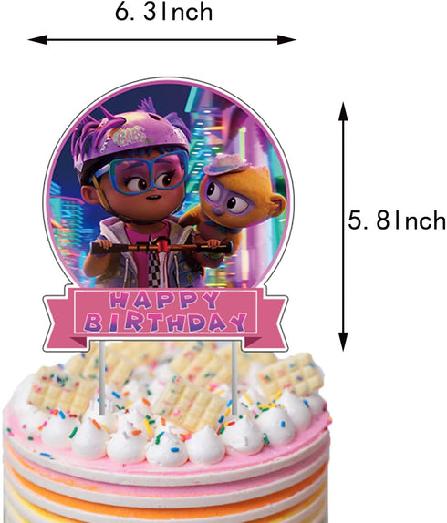Monkey Vivo Birthday Party Supplies Monkey Vivo Party Decorations Set Include Monkey Vivo Background Cake Toppers Balloons