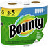 Bounty Select-A-Size Paper Towels, White, 2 Double Plus Rolls = 5 Regular Rolls