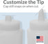 Pinnacle Mercantile Plastic Squeeze Condiment Bottles with Red Tip Cap 16-Ounce Set of 6 Wide Mouth