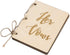 Amosfun 2Pcs Creative His and Her Vow Books Brown Kraft Paper Booklet for Wedding Journal Engagement Gift Wedding Favors