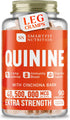 Quinine Tablets - Quinine Capsules with Cinchona Bark - Pills for Immune Support - Organic Quinine Supplement - Made in USA - Extra Strength Quinine Capsules - Herbal Quinine Pills