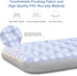 Giftway Twin Size Inflatable Air Mattress for Camping - Upgraded Height 9" Inflatable Mattress Foldable Air Bed with Waterproof Flocked Top - Portable Blow up Air Bed for Home/Travel/Housewarming Gift