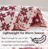 Lodge Style Ultra Lightweight Quilt Set Queen Size 90"x90", Striped 3 Piece Bedding Sets, Deer Snowflake Printed Rustic Bedspread Coverlet for Cabin Country Home Bedroom Decor,1 Quilt + 2 Pillow Shams
