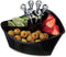 Prodyne GS-7-B Happy Hour black with Diamond Head martini Picks Garnish Server (Set of 6), Clear