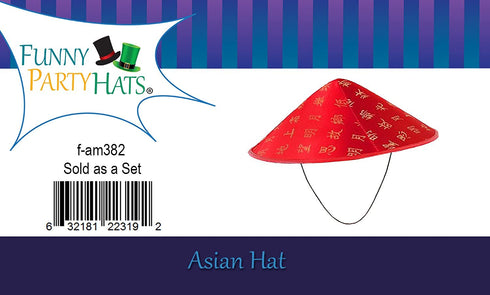 Funny Party Hats Oriental Hat - Bamboo Hat - Asian Hat - Chinese Hat - Japanese Hat Conical Hat Rice Farmer Hats