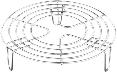 Cabilock Round Cooking Rack Stainless Steel Steamer Rack Grilling Rack Canning Rack Cooling Rack for Baking Canning Cooking