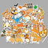 Cute Animal Welsh Corgi Pembroke Stickers (50 PCS) Funny Stickers for Teens, Girls, Adults,Kids - Stickers for Waterbottles,Laptop,Phone,Hydro Flask - Waterproof Vinyl Sticker (Welsh Corgi Pembroke)