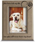 Bella Busta-You have left my life, but you will never leave my heart-memorial gifts for loss of dog or cat-Engraved Leather Picture Frame (4 x 6 Vertical)
