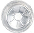 50 Pack Round Aluminum Foil Pans Disposable Containers with Straight Walls for Storing, Baking, Meal Prep Reheating Freezer Oven Safe