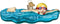 Old World Christmas Swim, Skis and Flippers Glass Blown Ornaments for Christmas Tree, Swimmer