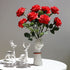 White Ceramic Hand Bud Flower Vase for Hhydroponic Floral Arrangement Table Decorative NBHUZEHUA