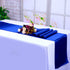 LGHome Pack of 10 Wedding 12 x 108 inch Satin Table Runner for Wedding Banquet Decoration- Royal Blue