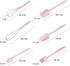 Rorence Silicone Whisk Spatula Spoonula & Brush Set of 6 - pink