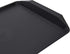Black Plastic Serving Trays for Eating, Cafeteria, Fast Food (12 x 17 in, 8 Pack)