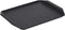 Black Plastic Serving Trays for Eating, Cafeteria, Fast Food (12 x 17 in, 8 Pack)
