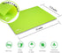 Fotouzy Plastic Cutting Boards for Kitchen, Flexible Cutting Mats Set of 7 with Food Icons, BPA-Free, Non-Porous, Upgrade 100% Anti-skid, Dishwasher Safe, 15x12 In, Rainbow Colors