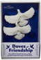 Kurt Adler 4.5" Resin Friendship Dove Ornament Set of 2