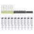 BSTEAN 10ml Syringes 14Ga 1.5 Inch Blunt Tip Needle Storage Caps - Glue Applicator, Oil Dispensing (Pack of 10)