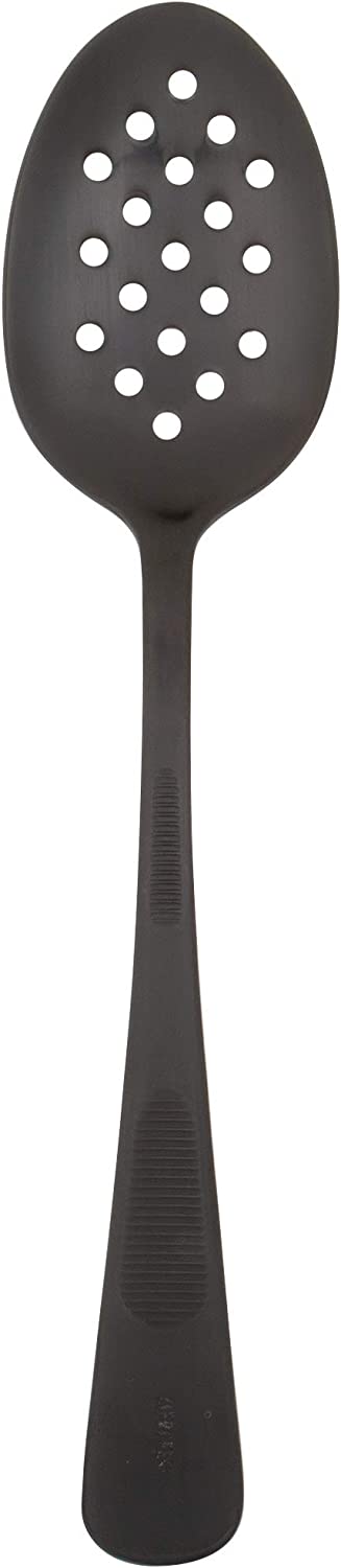 Mercer Culinary 18-8 Stainless Steel Plating Spoon, 7-7/8 Inch, Black