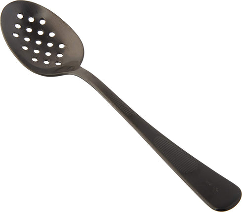 Mercer Culinary 18-8 Stainless Steel Plating Spoon, 7-7/8 Inch, Black